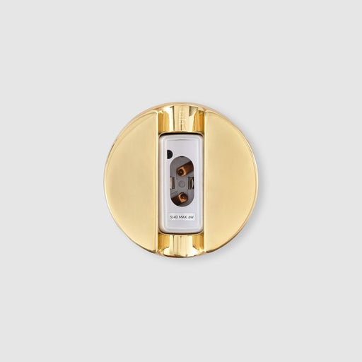 Kilter Sconce in Solid Brass - Sweatfully