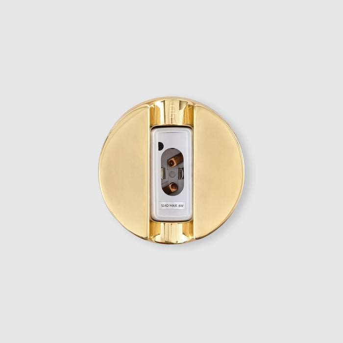 Kilter Sconce in Solid Brass - Sweatfully