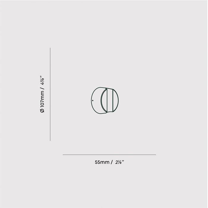 Kilter Sconce in Dark Grey - Sweatfully