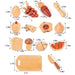 Wooden Play Food Sets for Kids Kitchen - Sweatfully