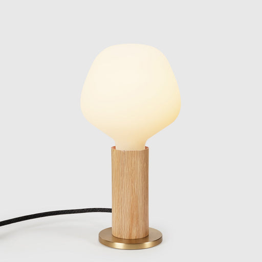 Knuckle Table Lamp in Oak + Enno - Sweatfully