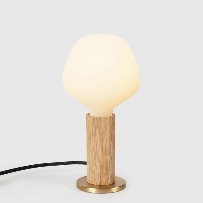 Knuckle Table Lamp in Oak + Enno - Sweatfully