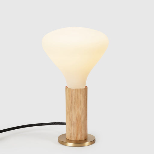 Knuckle Table Lamp in Oak + Noma - Sweatfully