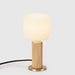 Knuckle Table Lamp in Oak + Oblo - Sweatfully