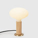 Knuckle Table Lamp in Oak + Oval - Sweatfully