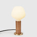 Knuckle Table Lamp in Walnut + Enno - Sweatfully