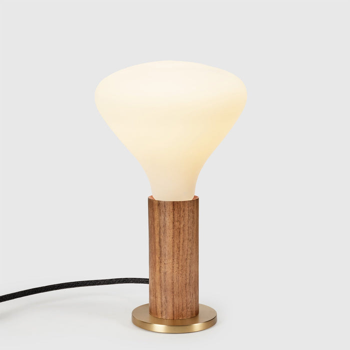 Knuckle Table Lamp in Walnut + Noma - Sweatfully