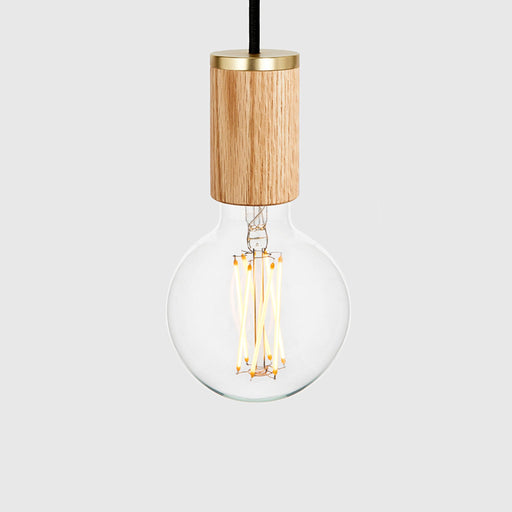 Elva Pendant Light Non-Tinted in Oak - Sweatfully