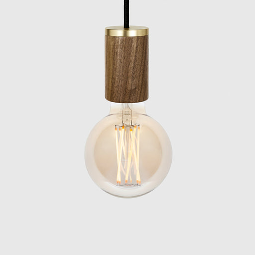 Elva Pendant Light Tinted in Walnut - Sweatfully