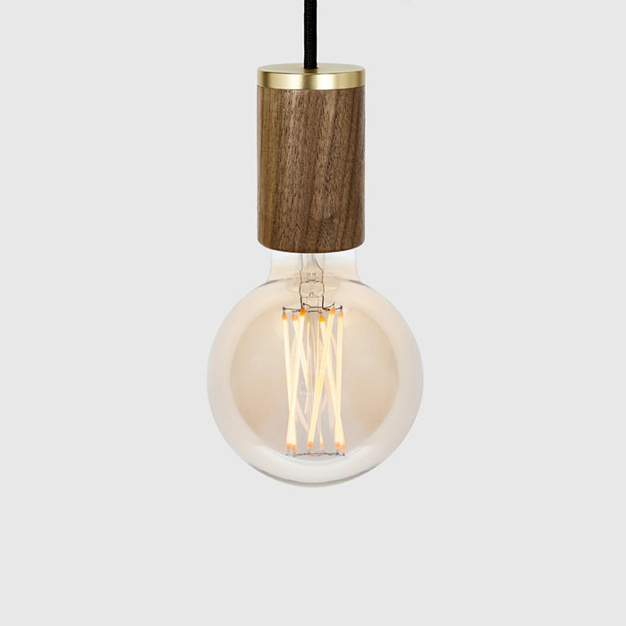 Elva Pendant Light Tinted in Walnut - Sweatfully