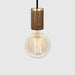 Elva Pendant Light Tinted in Walnut - Sweatfully