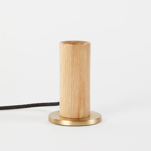 Knuckle Table Lamp in Oak - Sweatfully