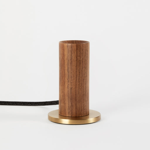 Knuckle Table Lamp in Walnut - Sweatfully