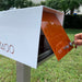 The Original Retrobox in DESIGNER GREY - Modern Mailbox - Sweatfully