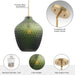 Lavine 1-light Olive Handblown Glass Mini Island Pendant Light - Sweatfully