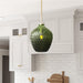 Lavine 1-light Olive Handblown Glass Mini Island Pendant Light - Sweatfully
