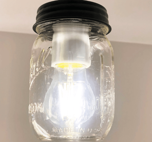 LED Edison Style 6 watt Light Bulb for Mason Jar Lighting - 60 watts Equivalent - Sweatfully