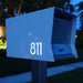 The Original UptownBox in JET BLACK - Modern Mailbox - Sweatfully