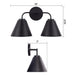 Loft Lantern Modern 2-Light Vanity Light - Sweatfully