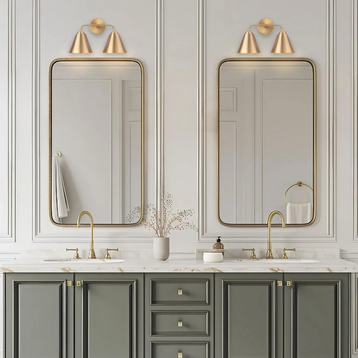 Loft Lantern Modern 2-Light Vanity Light - Sweatfully