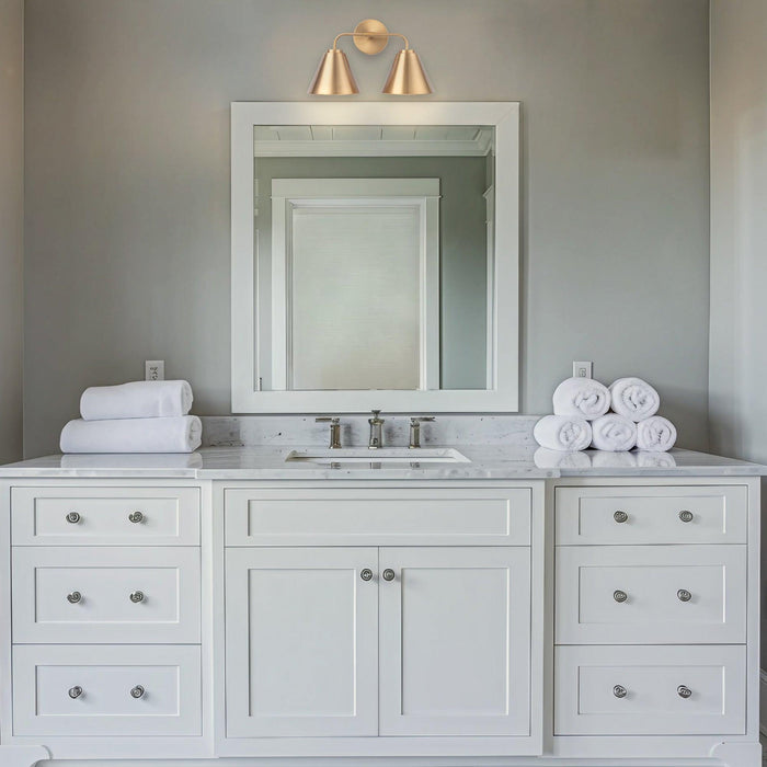 Loft Lantern Modern 2-Light Vanity Light - Sweatfully