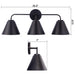 Loft Lantern Modern 3-Light Vanity Light - Sweatfully