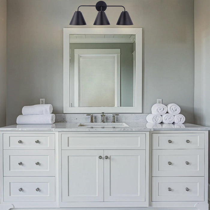 Loft Lantern Modern 3-Light Vanity Light - Sweatfully