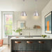 Modern 1-Light Metal Dimmable Island Pendant Light - Sweatfully