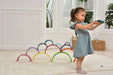 Wooden Rainbow Stacker Blocks - Sweatfully