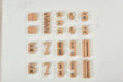 Number Blocks - Montessori Large Wooden Blocks - Sweatfully