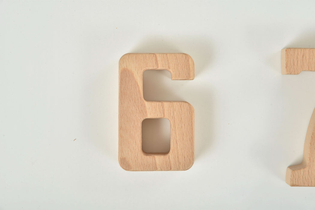 Number Blocks - Montessori Large Wooden Blocks - Sweatfully