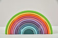 Wooden Rainbow Stacker Blocks - Sweatfully