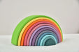 Wooden Rainbow Stacker Blocks - Sweatfully