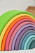 Wooden Rainbow Stacker Blocks - Sweatfully