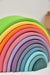 Wooden Rainbow Stacker Blocks - Sweatfully