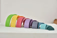 Wooden Rainbow Stacker Blocks - Sweatfully