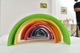 Wooden Rainbow Stacker Blocks - Sweatfully