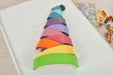 Wooden Rainbow Stacker Blocks - Sweatfully
