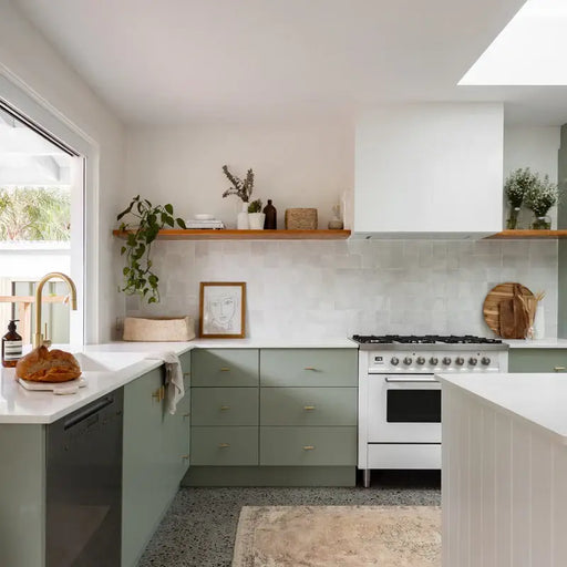 Snow Zellige 4"x4" by Tilesofezra - Sweatfully