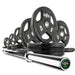 XMARK Chisel Olympic Weight Plates & Bar Set Builder BLACKSMITH-CHISEL-BAL-155 - Sweatfully