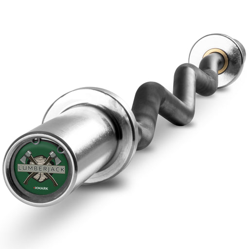 XMARK Lumberjack EZ Curl Olympic Barbell, 4 ft LUMBERJACK-CURL - Sweatfully