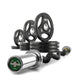 XMARK Chisel Olympic Weight Plates and Curl Barbell Sets CHISEL-CHISEL-BAL-65 - Sweatfully