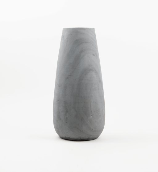Jada Wood Vase with Grey Wash - Sweatfully