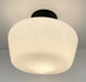 Large Schoolhouse Milk Glass LIGHT Fixture - Sweatfully