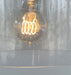 BRUSHED COPPER SEEDED Glass Shade Pendant Light - Sweatfully
