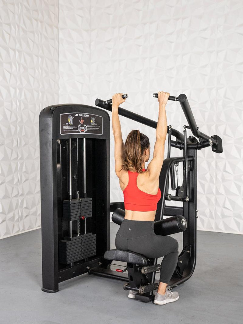 Elite Selectorized Lat Pulldown - Muscle D Fitness - Commercial ...
