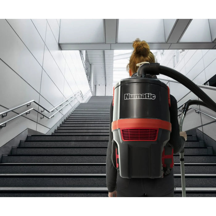 NaceCare Latitude Battery Backpack Vacuum RBV 150NX with Combination Floor Tool Kit - Sweatfully