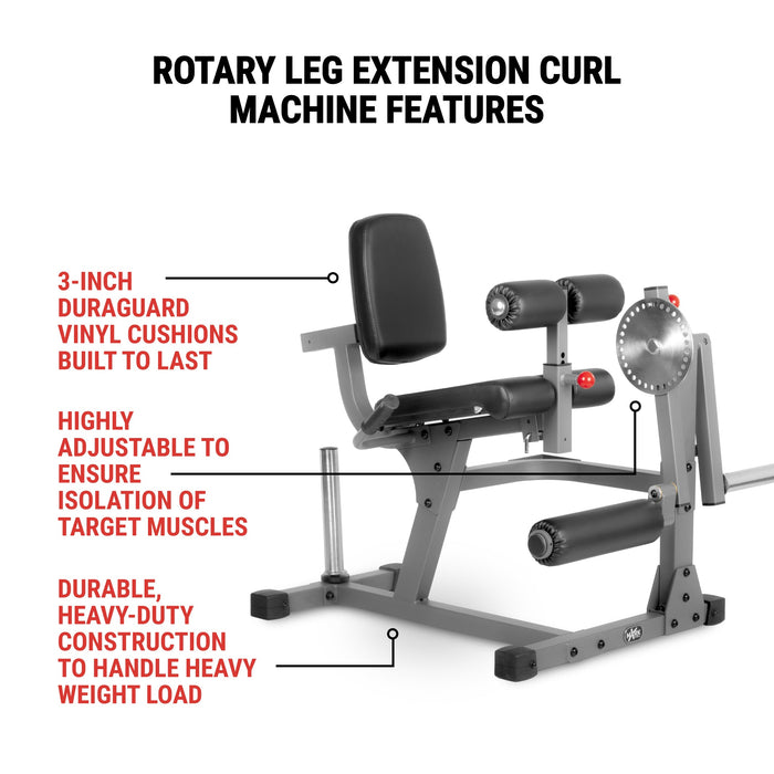 XMARK Rotary Leg Extension Curl Machine XM-7615 - Sweatfully