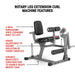 XMARK Rotary Leg Extension Curl Machine XM-7615 - Sweatfully