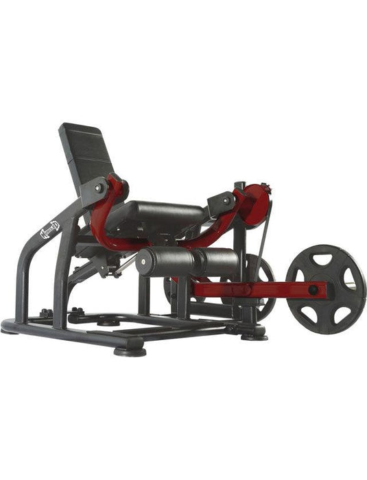 Pro Strength Leg Extension - Muscle D Fitness - Adjustable - Plate Loaded - Quads Machine - Sweatfully